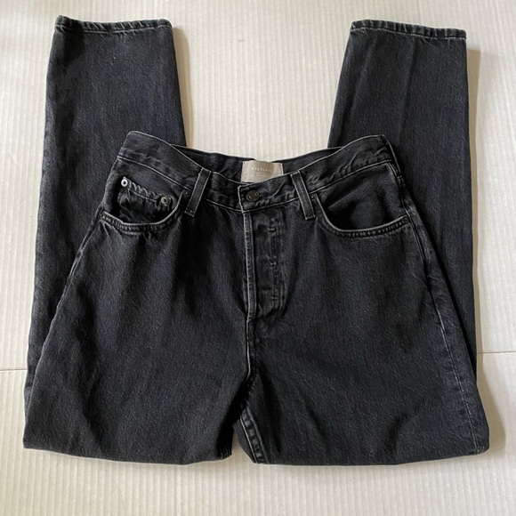 Everlane Denim - Everlane The 90s Cheeky Jean Organic Cotton Black Button Fly